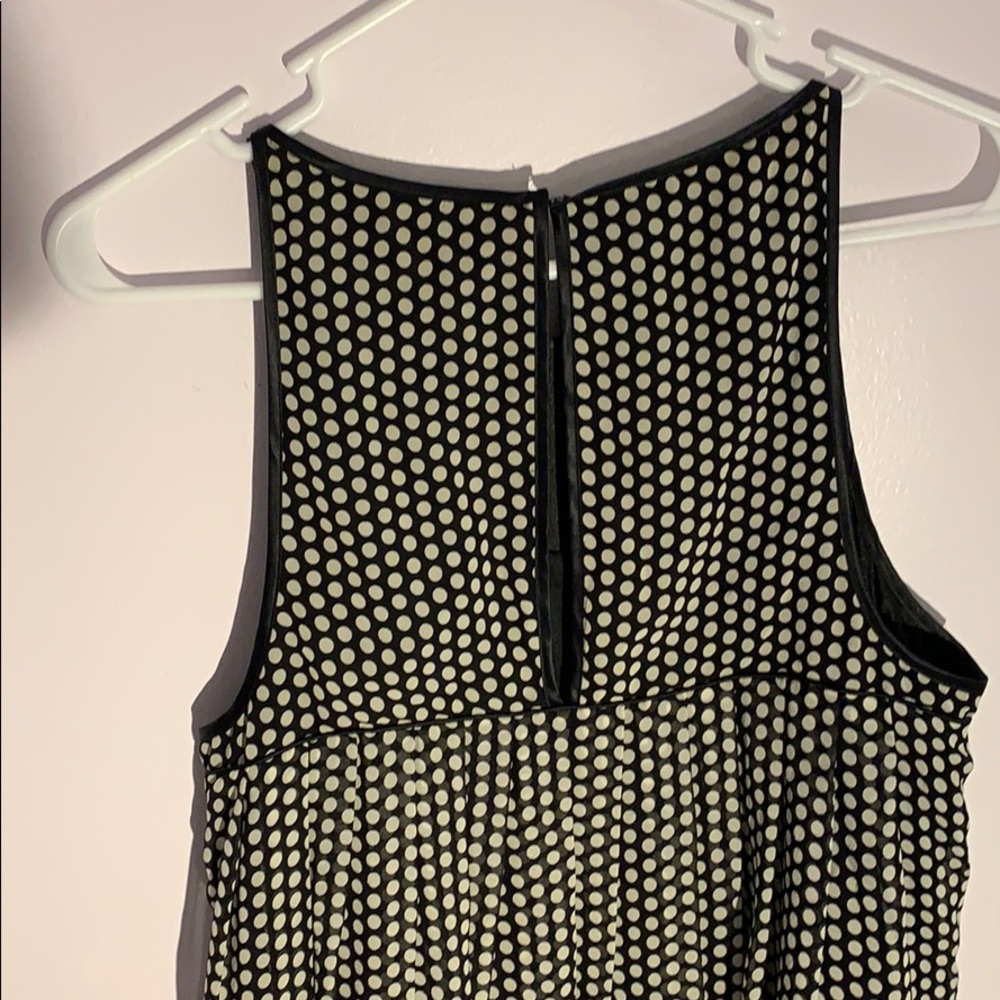 Polka dot swing dress from the Limited. - Picture 3 of 6